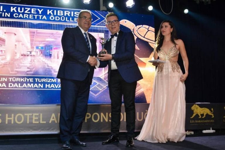 Dalaman Havalimanı’na Altın Caretta Ödülü