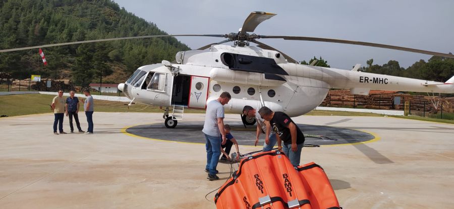 Muğla’nın İlk Yangın Helikopteri Göreve Başladı