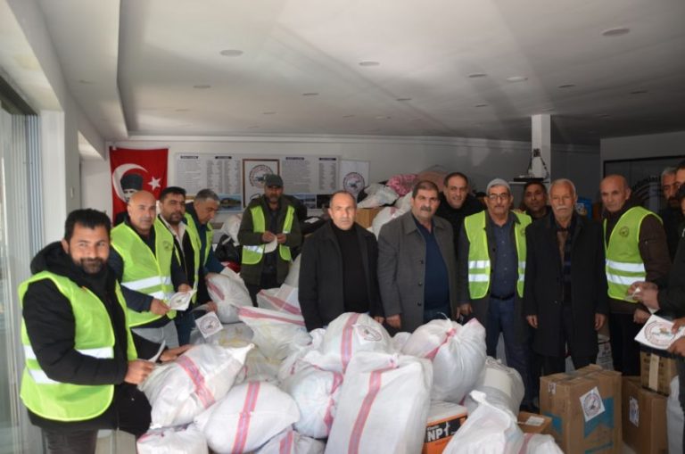 Bodrum’daki Vanlılar’dan Hatay’a TIR