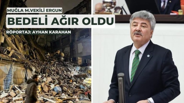 DEPREM BÖLGESİNDE; BİR YÜREK VE DAYANIŞMA EMEKÇİSİ