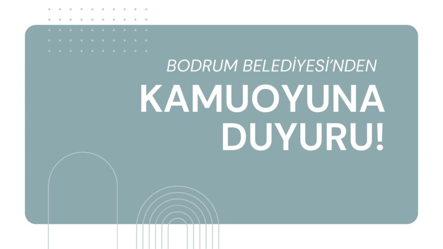 Bodrum Belediyesinden Göktepe Açıklaması