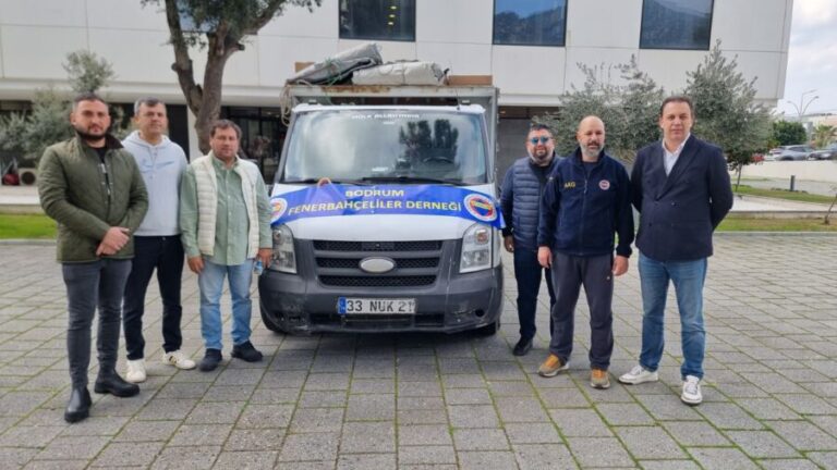 Bodrum’dan İslahiye’ye Dayanışma Eli