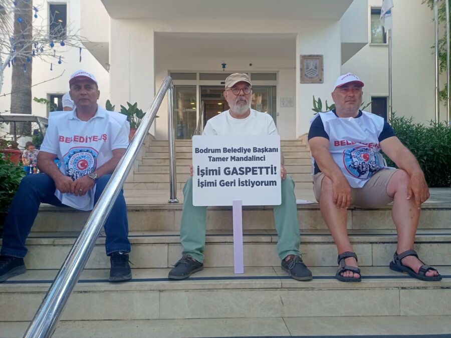 Bodrum Belediyesi’nde; hak, hukuk, adalet talebi