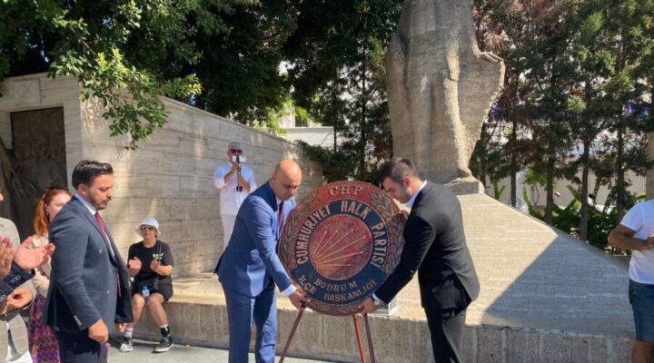 Bodrum CHP’nin 102. yıl kutlamasında coşku ve isyan bir arada