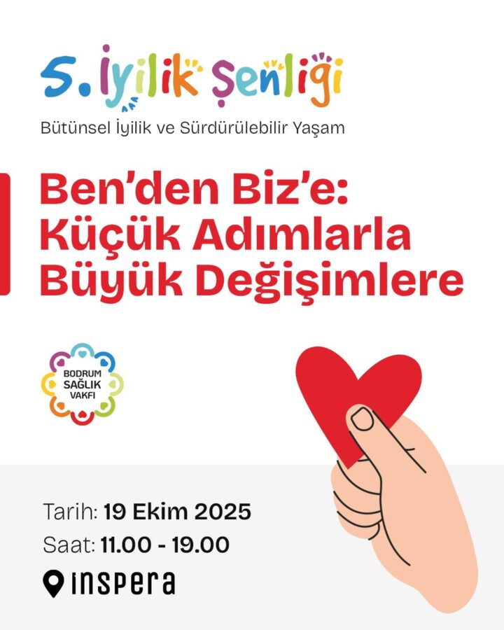 Bodrum Sağlık Vakfı 5. İyilik Şenliği İçin Geri Sayım Başladı