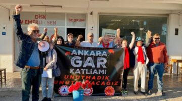Bodrum 10 Ekim Terör Saldırısını Unutmuyor