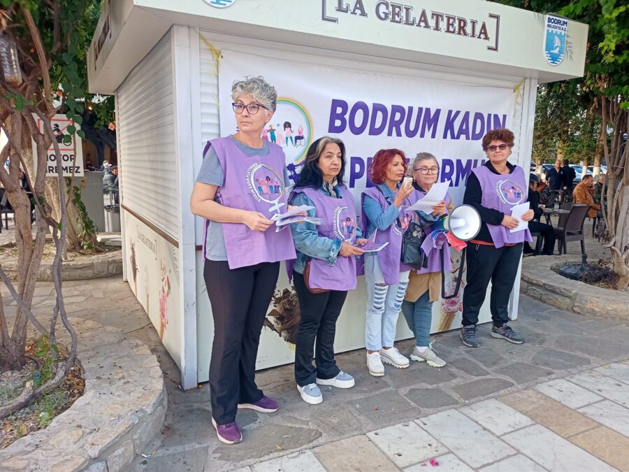 Bodrumlu Kadınlar, Şiddete Karşı Meydana Çıkıyor