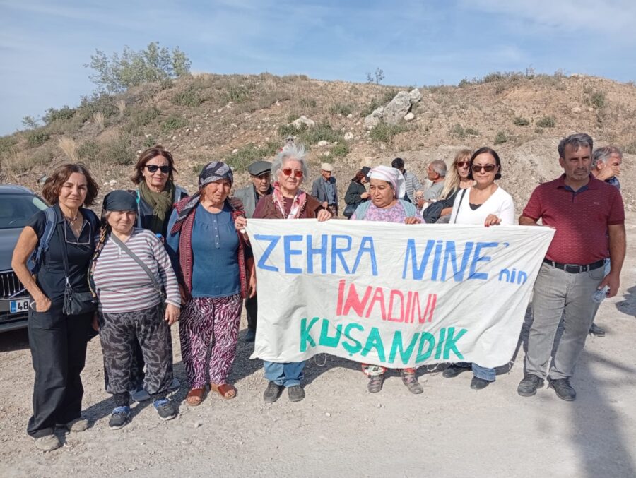 Akbelen Talan Alanında, Keşif Yapıldı