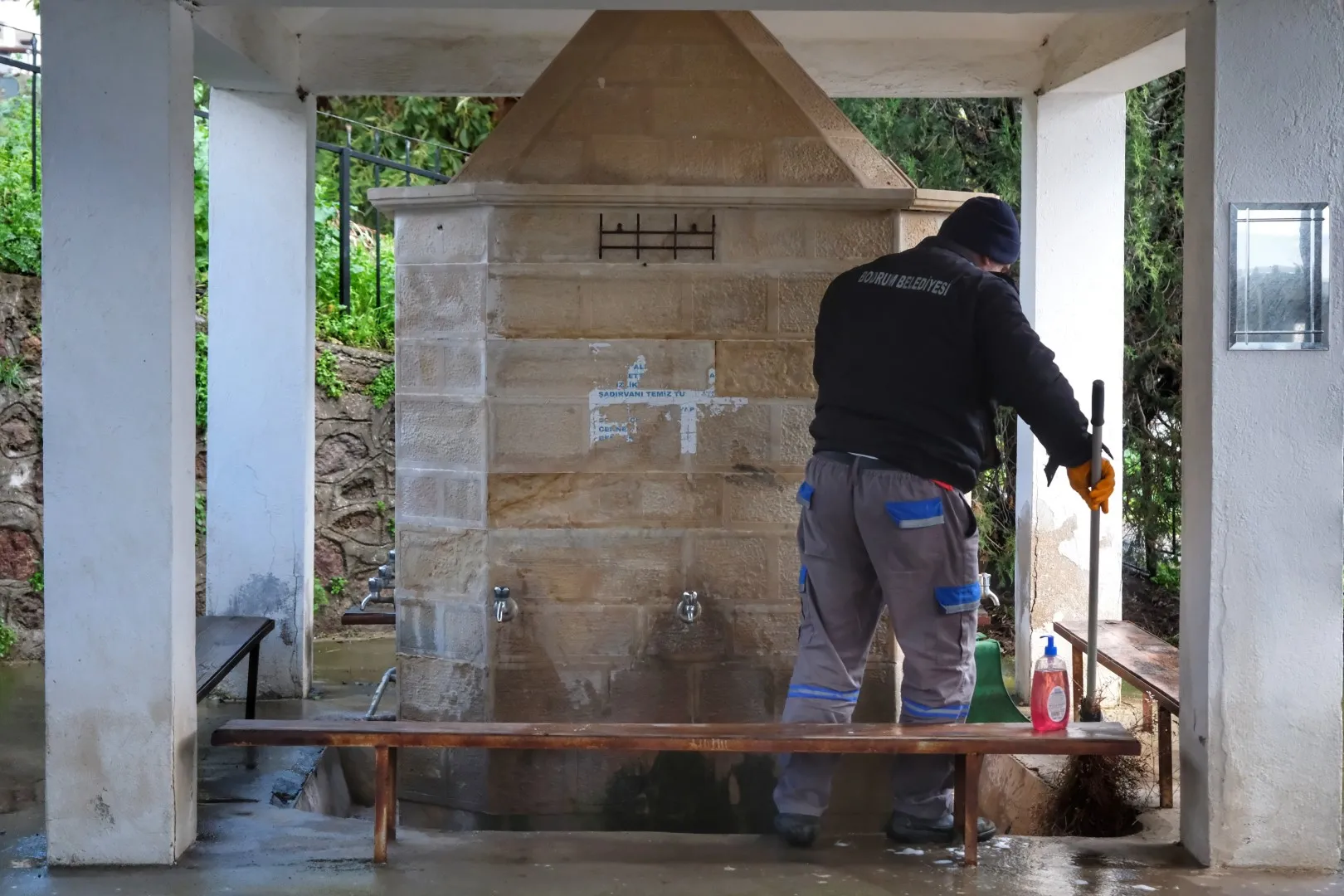 bodrum belediyesi camilerde ramazan temizligi 7