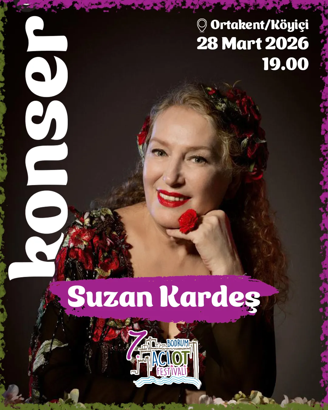 7.Bodrum Acı Ot Festivali’nde Suzan Kardeş Sahne Alacak