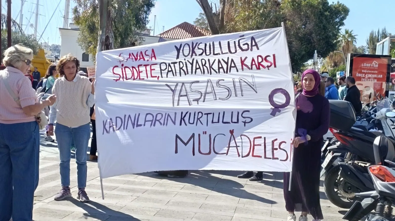 Bodrum; “Kadın, Yaşam, Özgürlük” Dedi