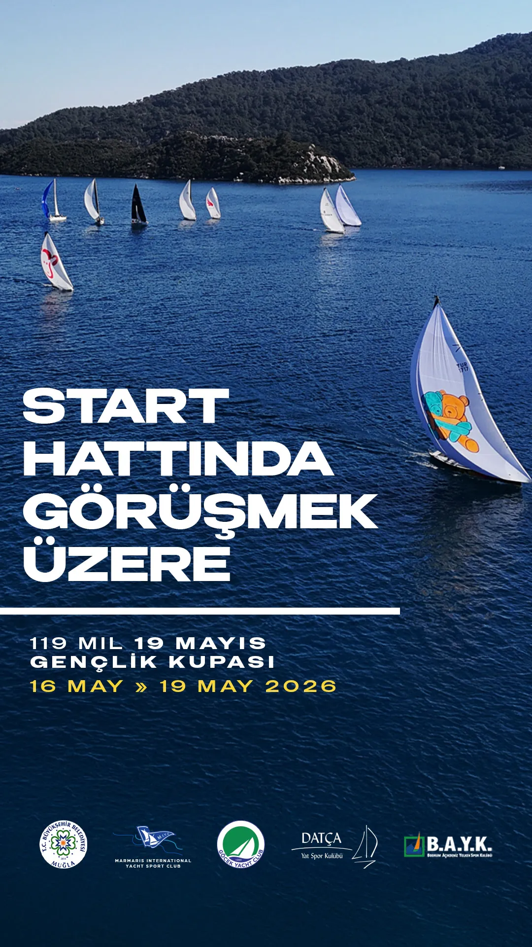 Bodrum’dan Marmaris’e 119 millik yelken yarışı: 19 Mayıs Gençlik Kupası başlıyor