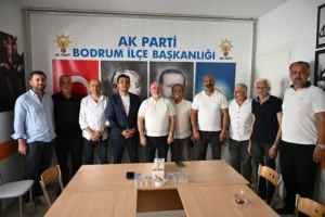 ÇORUM BELEDİYE BAŞKANI AŞGIN, AK PARTİ BODRUM TEŞKİLATIYLA BULUŞTU