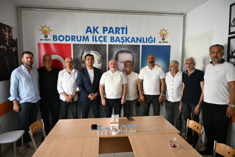 ÇORUM BELEDİYE BAŞKANI AŞGIN, AK PARTİ BODRUM TEŞKİLATIYLA BULUŞTU