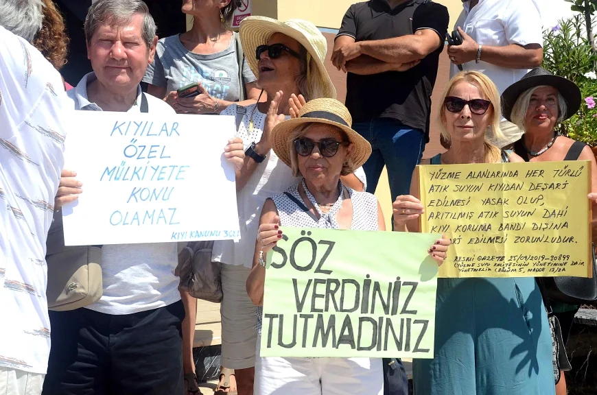 Bodrum Gümüşlük’te Sahil İşgaline Karşı Haklı İsyan: 9 Haftadır Duyulmayan Sesler Meclis Kapısında