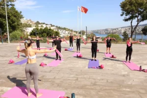 Bodrum’da Pilates Dersleri İlgi Görüyor